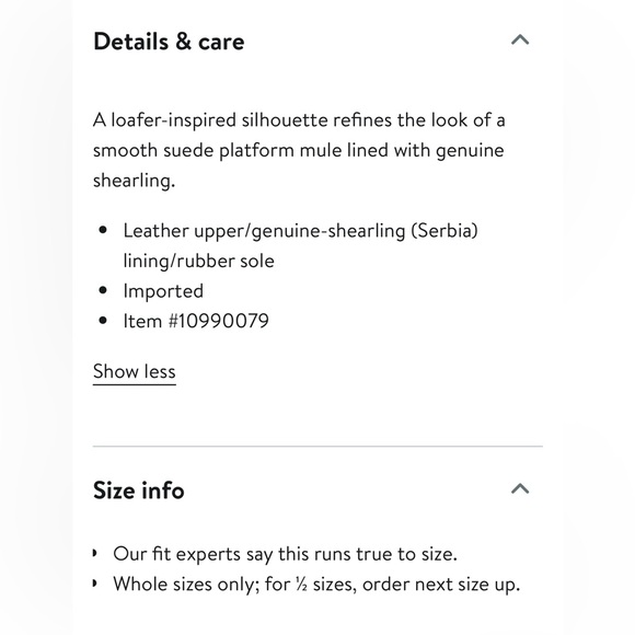 NWT VOILE BLANCHE GRENELLE Genuine Shearling Platform Mule - Picture 6 of 16